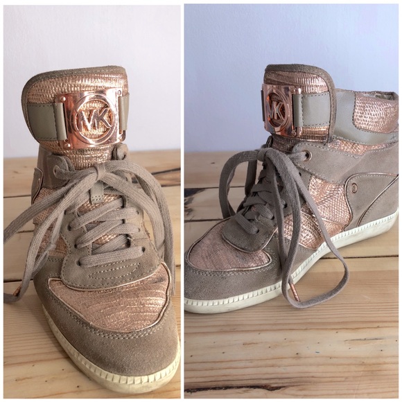 MICHAEL KORS size9 sold out Nikko II WedgeSneaker - Picture 2 of 15